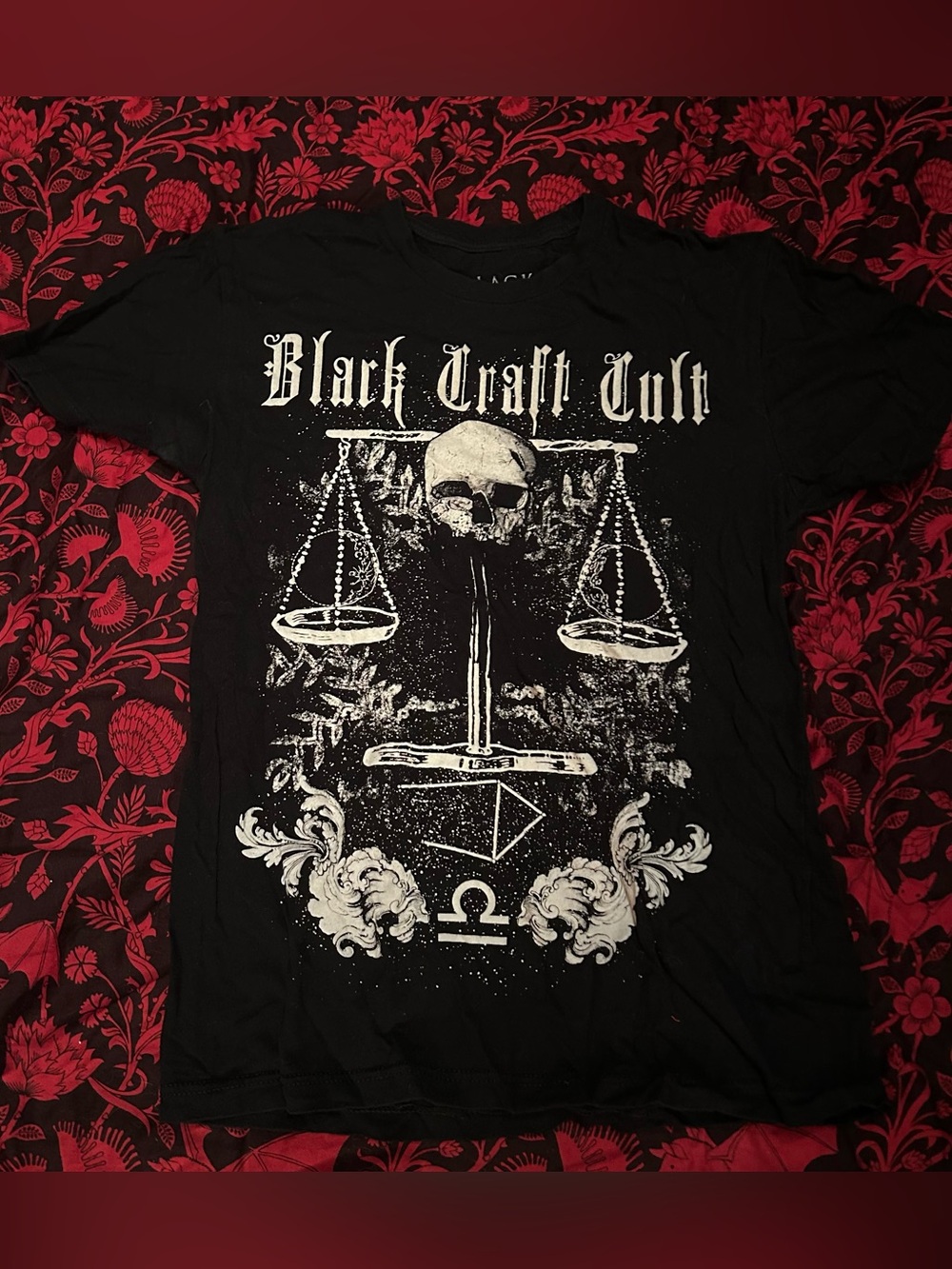 Black Craft Cult Libra zodiac t shirt